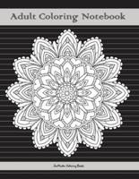 Adult Coloring Notebook, Black
