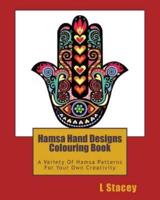 Hamsa Hand Designs Colouring Book