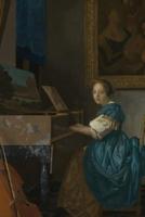 Johannes Vermeer's 'Lady Seated at a Virginal ' Art of Life Journal (Lined)