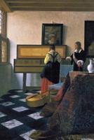 Johannes Vermeer's 'The Music Lesson ' Art of Life Journal (Lined)