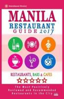 Manila Restaurant Guide 2017