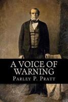 A Voice of Warning (FIRST EDITION - 1837, With an INDEX)