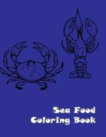 Sea Food Coloring Book