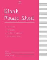 Blank Sheet Music