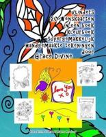 Vlinders 20 Wenskaarten in Een Boek Supergemakkelijk Handgemaakte Tekeningen Door Grace Divine