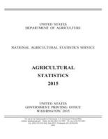 Agricultural Statistics 2015