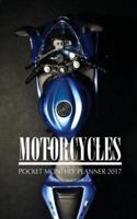 Motorcycles Pocket Monthly Planner 2017