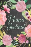 Chalkboard Journal - Mom's Journal (Mint)