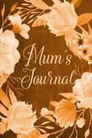 Chalkboard Journal - Mum's Journal (Orange)