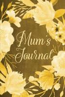 Chalkboard Journal - Mum's Journal (Yellow)