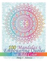 100 Mandalas and Empowering Quotes