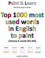 Top 1000 Most Used Words in English to Paint (Volume 4