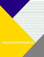Lined Paper Workbook