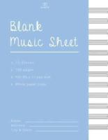 Blank Sheet Music Staff Paper