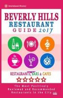 Beverly Hills Restaurant Guide 2017