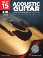 FIRST 15 LESSONS ACOUSTIC GUITAR BOOK/MEDIA ONLINE
