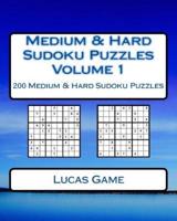 Medium & Hard Sudoku Puzzles Volume 1