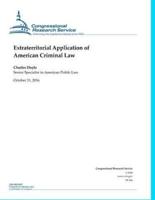 Extraterritorial Application of American Criminal Law