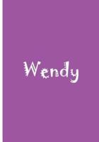Wendy - Personalized Notebook / Lined Pages / Soft Matte