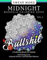 Swear Word Midnight Mandala Coloring Book Vol.2