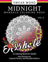 Swear Word Midnight Mandala Coloring Book Vol.3