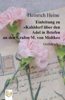 Einleitung Zu "Kahldorf Uber Den Adel in Briefen an Den Grafen M. Von Moltke" (Grossdruck)