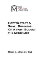 How to Start a Small Business on a Tight Budget
