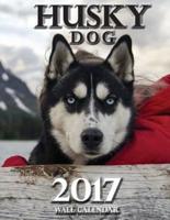 Husky Dog 2017 Wall Calendar