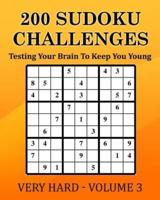 200 Sudoku Challenges - Very Hard - Volume 3