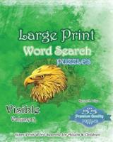 Large Print Word Search Puzzles Visible Volume 3