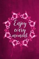 Chalkboard Journal - Enjoy Every Moment (Pink)