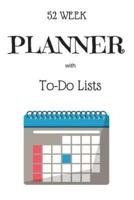 52 Week Planner With To-Do Lists