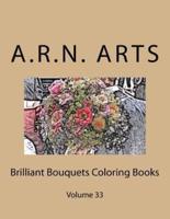 Brilliant Bouquets Coloring Books