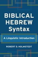 Biblical Hebrew Syntax