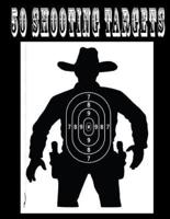 50 Shooting Targets 8.5" X 11" - Silhouette, Target or Bullseye