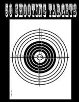 50 Shooting Targets 8.5 X 11 - Silhouette, Target or Bullseye
