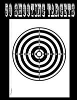 50 Shooting Targets 8.5 X 11 - Silhouette, Target or Bullseye