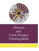 Flowers and Circle Designs Coloring Book