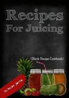 Recipes for Juicing
