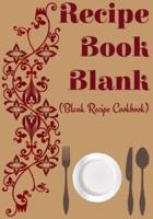 Recipe Book Blank