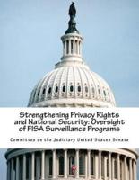 Strengthening Privacy Rights and National Security
