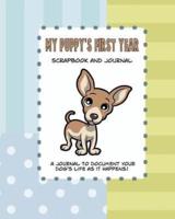 My Puppy's First Year Scrapbook and Journal