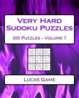 Very Hard Sudoku Puzzles Volume 7