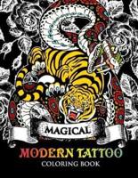 Modren Tattoo Coloring Book