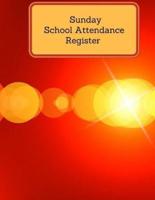 Sunday School Attendance Register