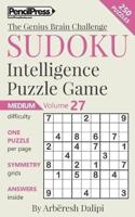 Sudoku Puzzle Books Volume 27. Medium. Sudoku Intelligence Puzzle Game