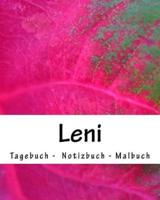 Leni - Tagebuch - Notizbuch - Malbuch