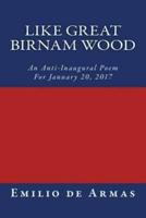 Like Great Birnam Wood