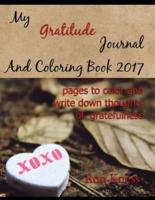 My Gratitude Journal and Coloring Book - 2017