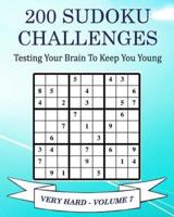200 Sudoku Challenges - Very Hard - Volume 7